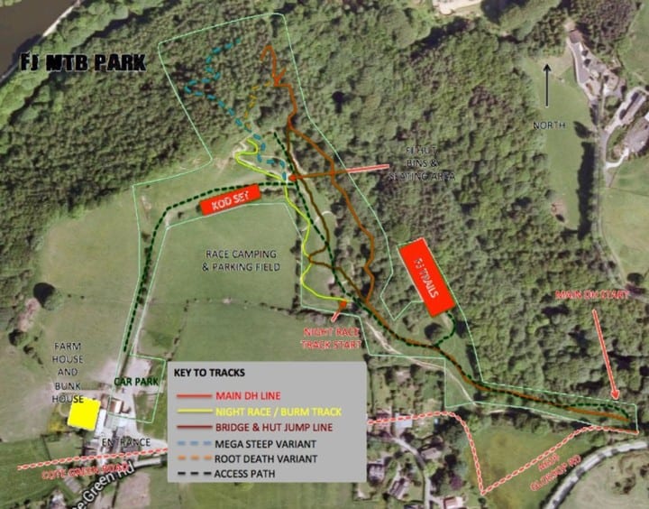 farmer johns track map