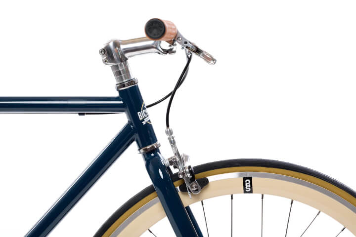 close up of the rigby fixie bike